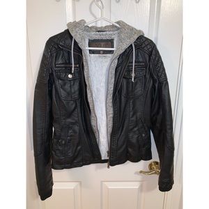 YMI Fleece Lined Leather Jacket